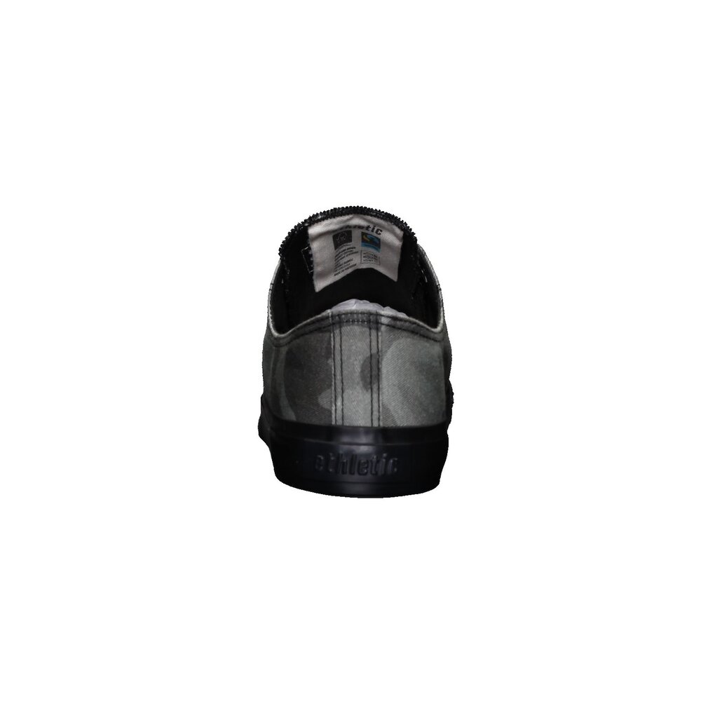 ETHLETIC Fair Trainer Black Cap Lo Cut Human Rights Olive | Jet Black