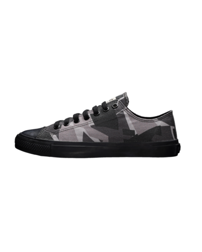 Fair Trainer Black Cap Lo Cut Camou Black | Jet Black