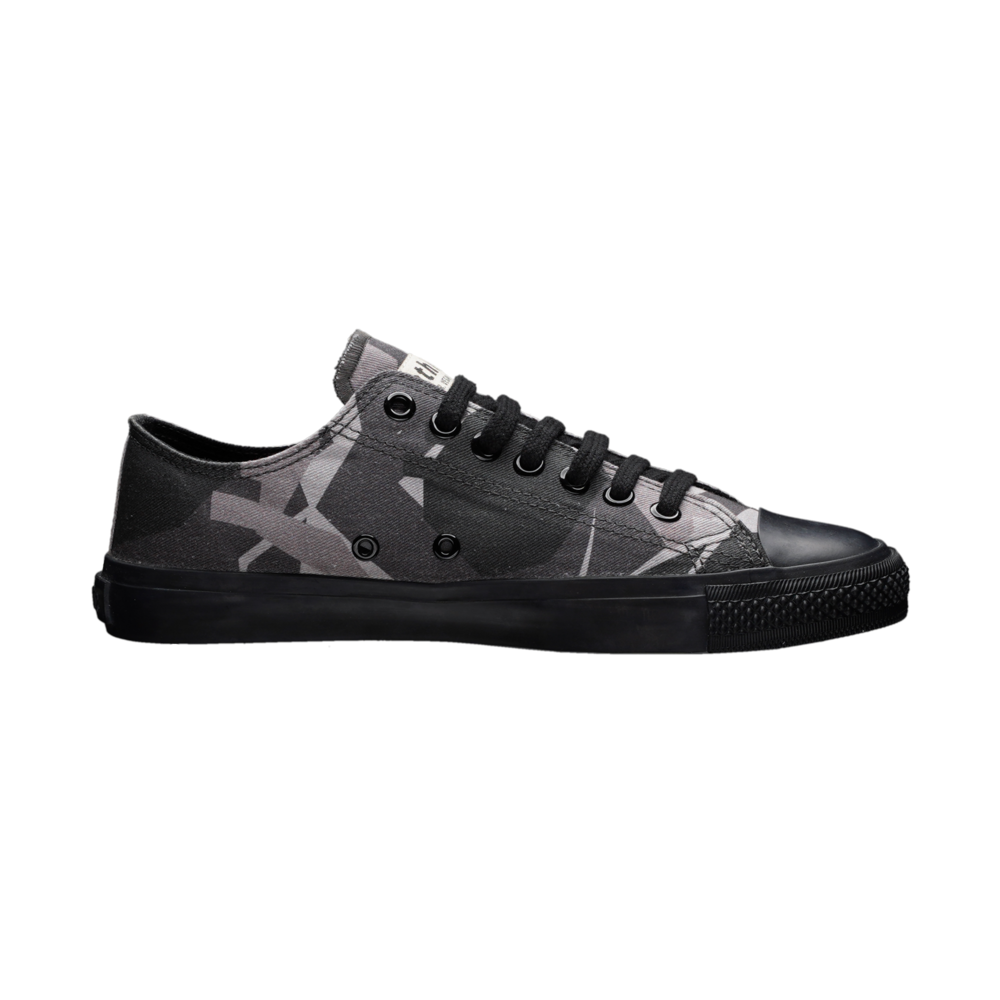 Fair Trainer Black Cap Lo Cut Camou Black | Jet Black