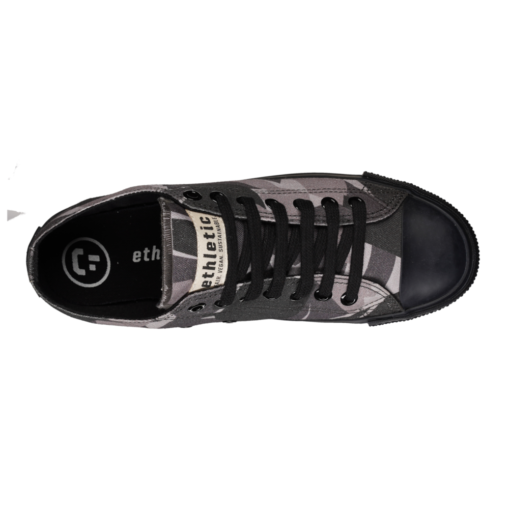 Fair Trainer Black Cap Lo Cut Camou Black | Jet Black