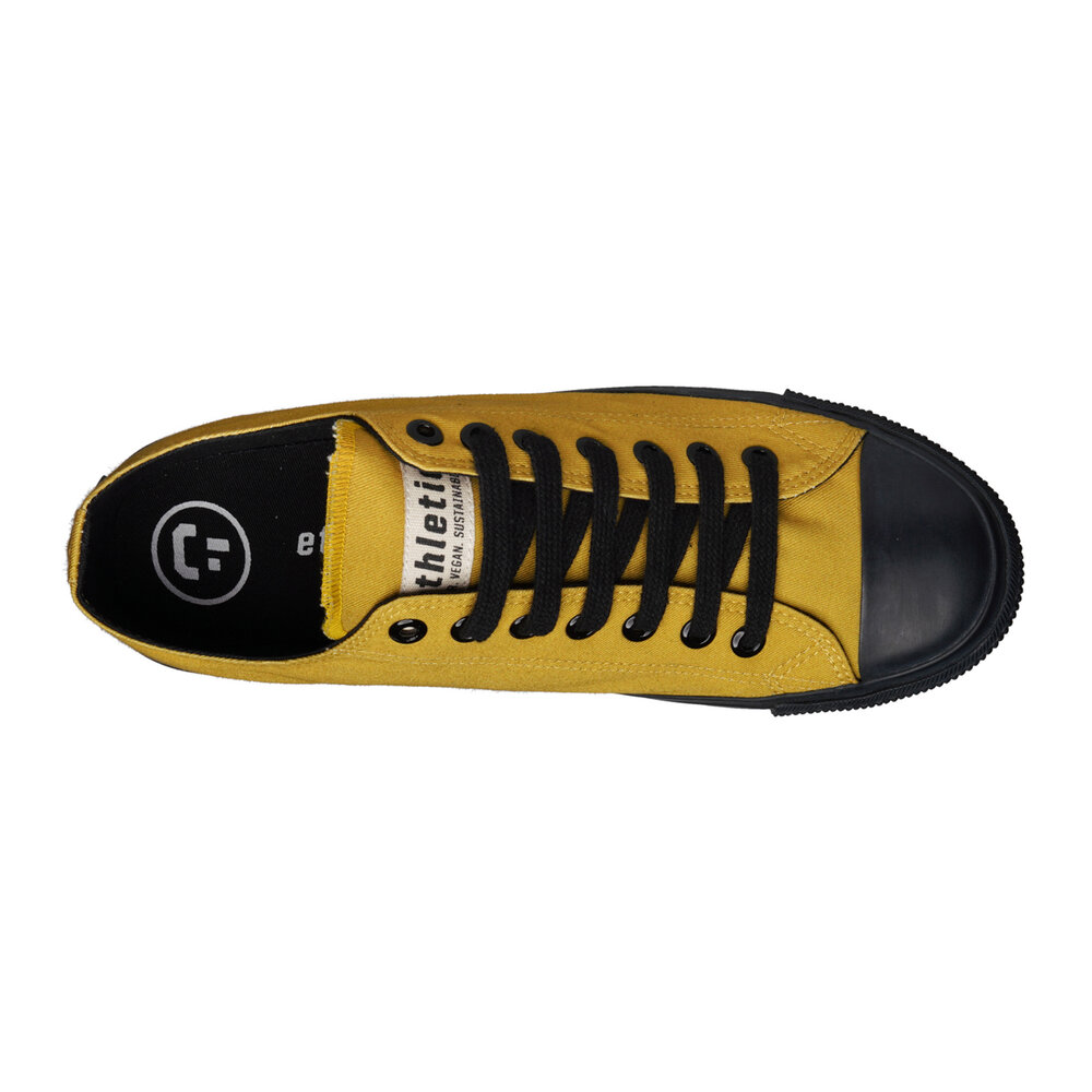 Fair Trainer Black Cap Lo Cut Mustard Yellow P | Jet Black