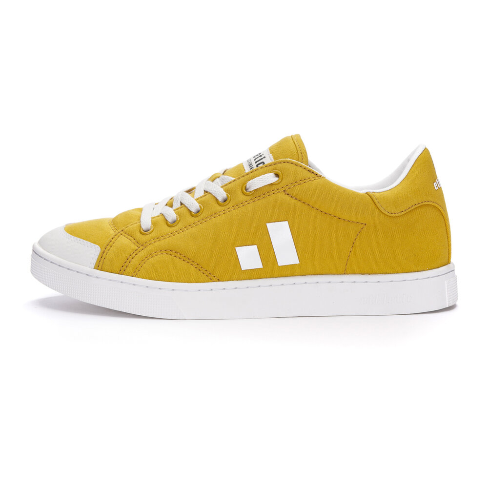 ETHLETIC Fair Trainer Active Lo Mustard Yellow | Just White
