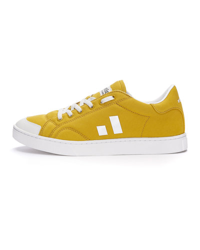 ETHLETIC Fair Trainer Active Lo Mustard Yellow | Just White