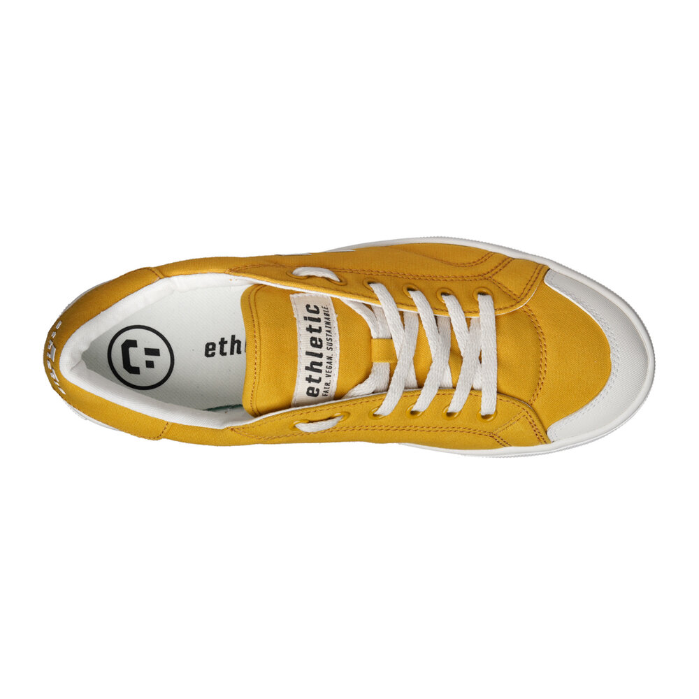 ETHLETIC Fair Trainer Active Lo Mustard Yellow | Just White