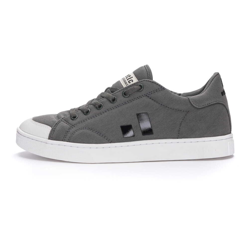 ETHLETIC Fair Trainer Active Lo Donkey Grey | Jet Black
