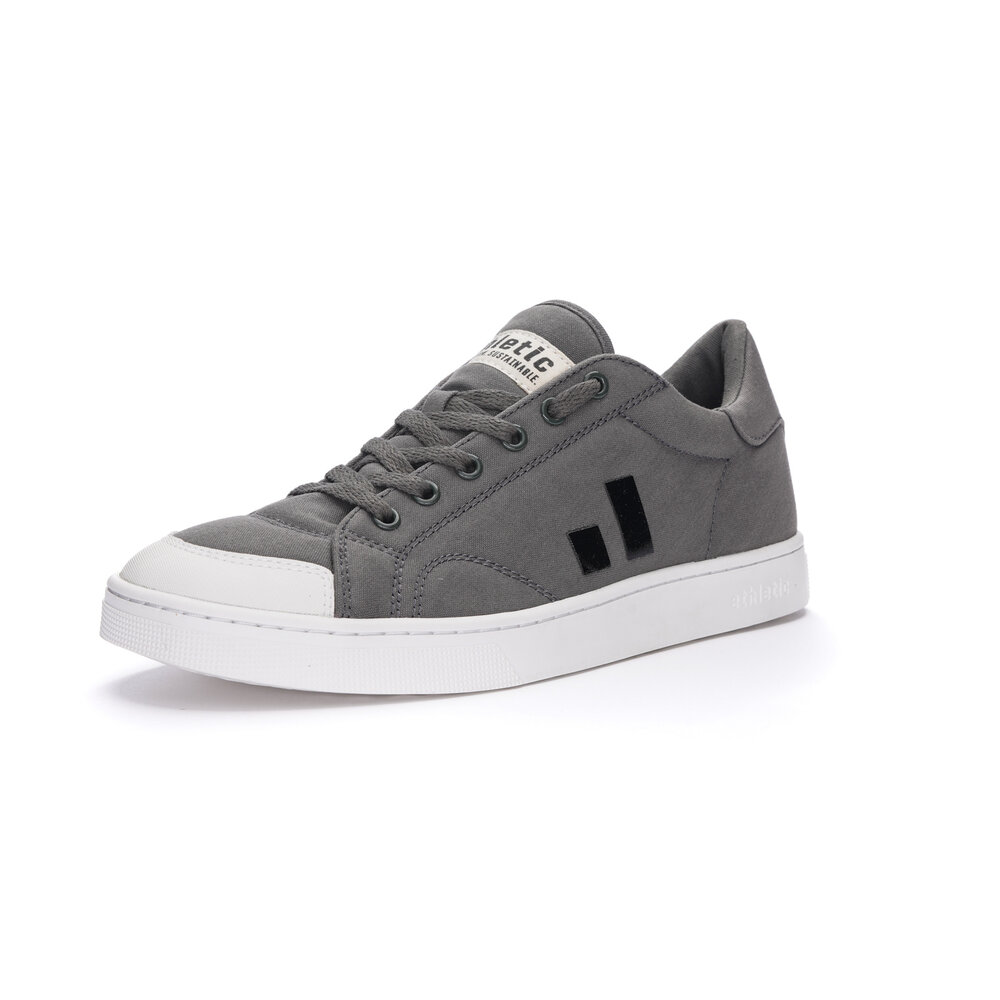 ETHLETIC Fair Trainer Active Lo Donkey Grey | Jet Black