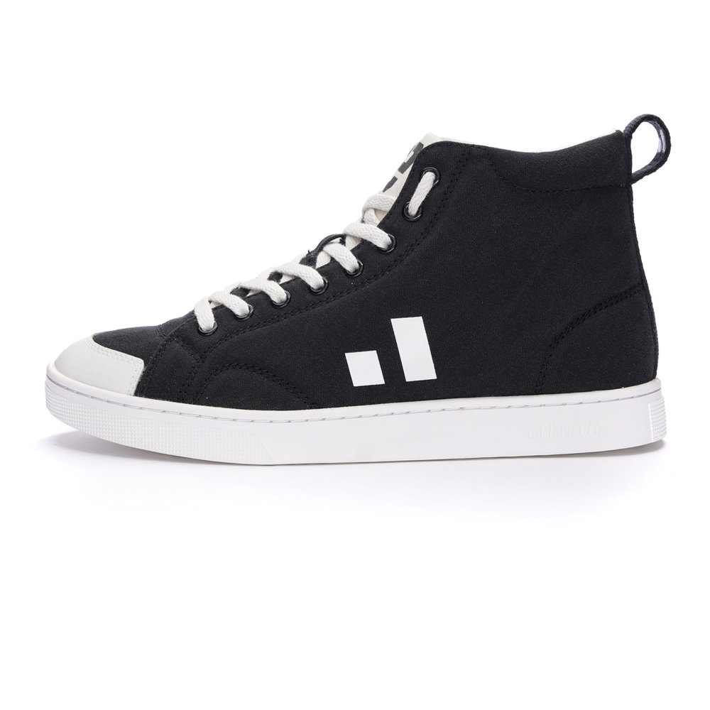 ETHLETIC Fair Trainer Active Hi Cut Jet Black | Just White