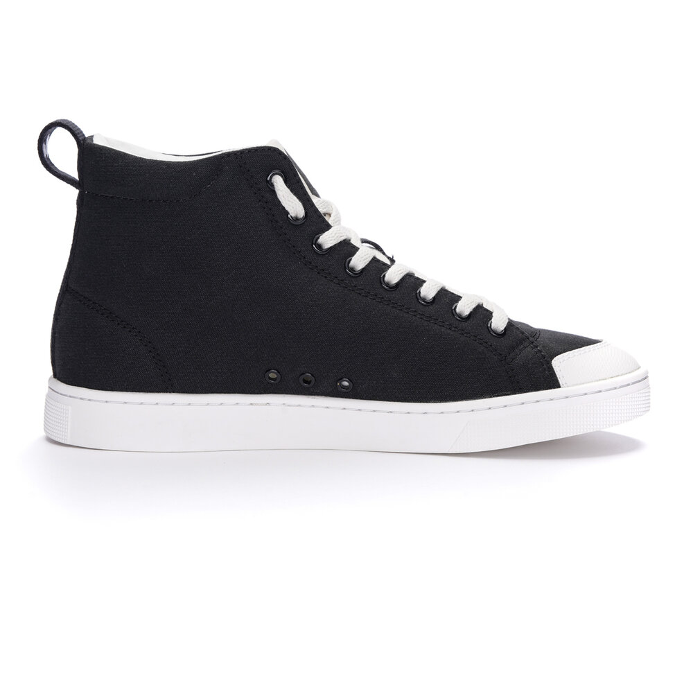ETHLETIC Fair Trainer Active Hi Cut Jet Black | Just White