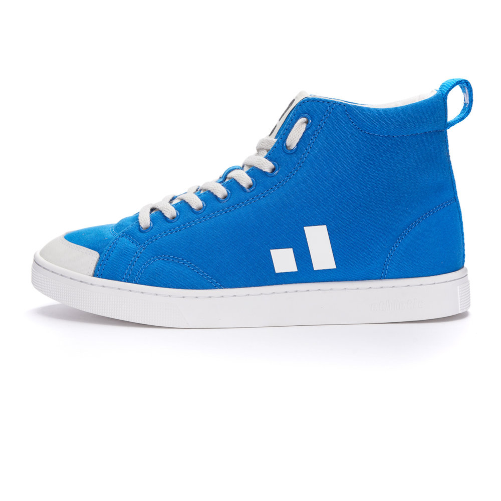 ETHLETIC Fair Trainer Active Hi Cut Princess Blue | Just White