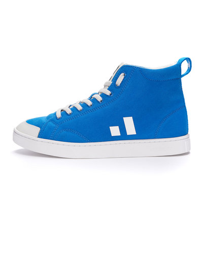 ETHLETIC Fair Trainer Active Hi Cut Princess Blue | Just White