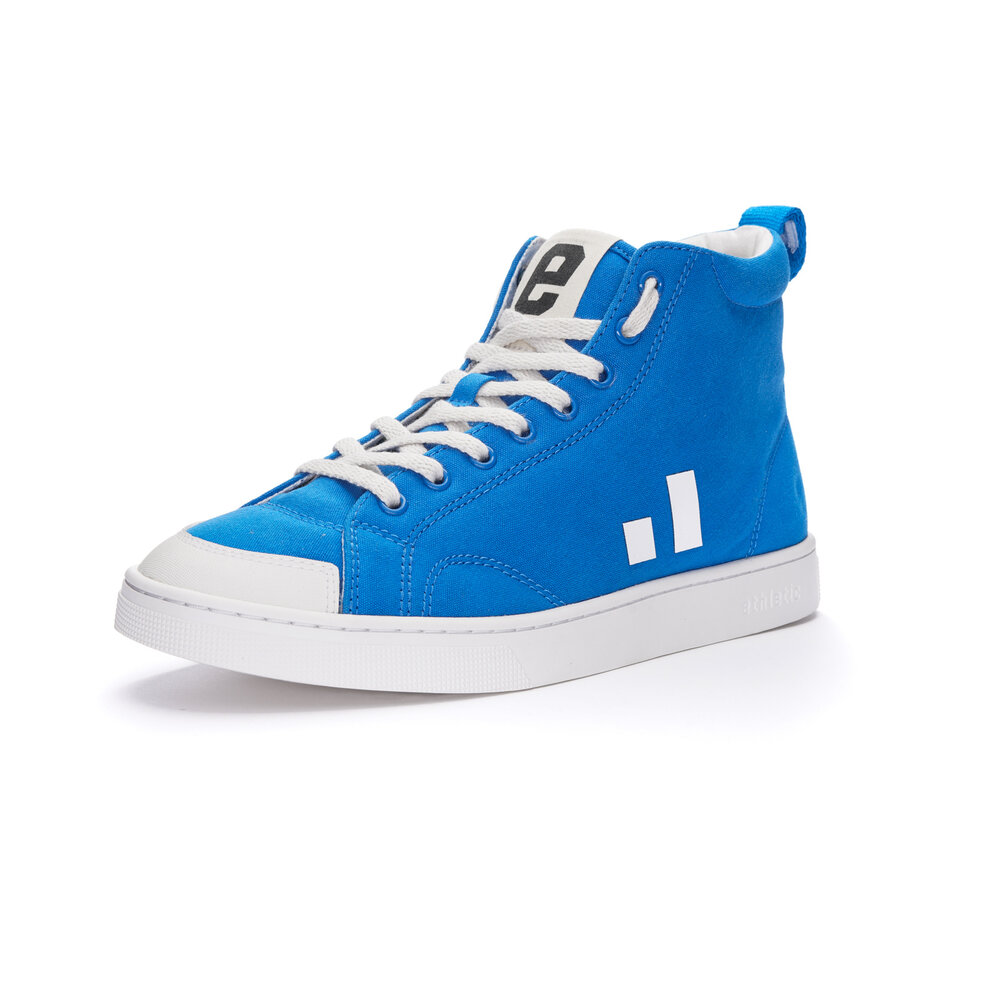 ETHLETIC Fair Trainer Active Hi Cut Princess Blue | Just White