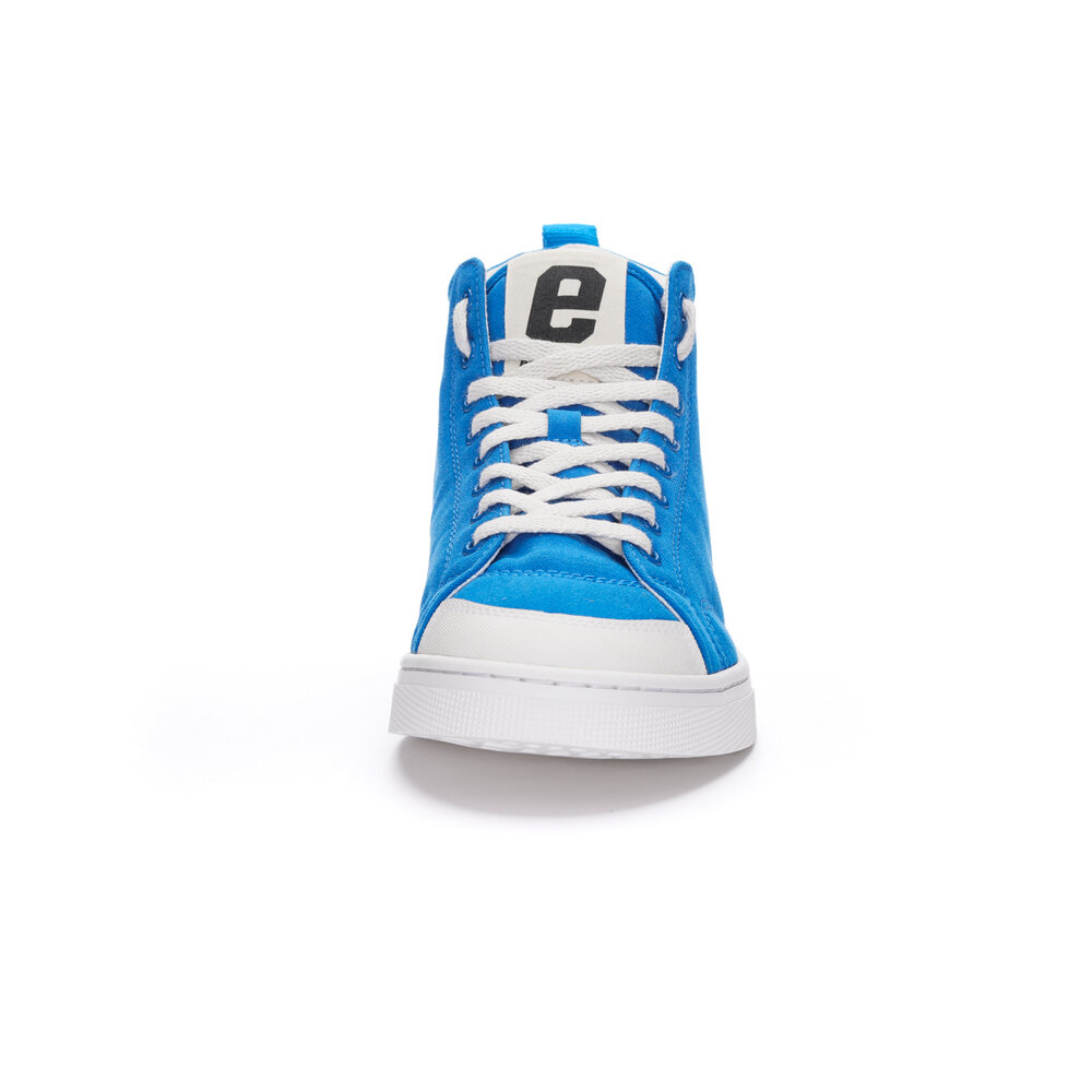 ETHLETIC Fair Trainer Active Hi Cut Princess Blue | Just White