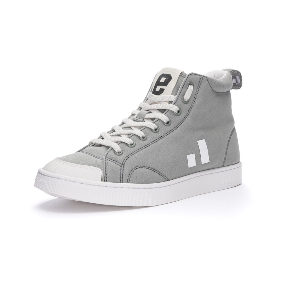 ETHLETIC Fair Trainer Active Hi Cut Shadow Grey | Just White