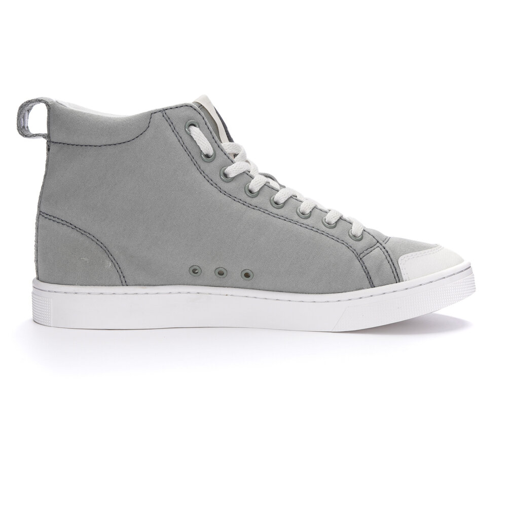 ETHLETIC Fair Trainer Active Hi Cut Shadow Grey | Just White