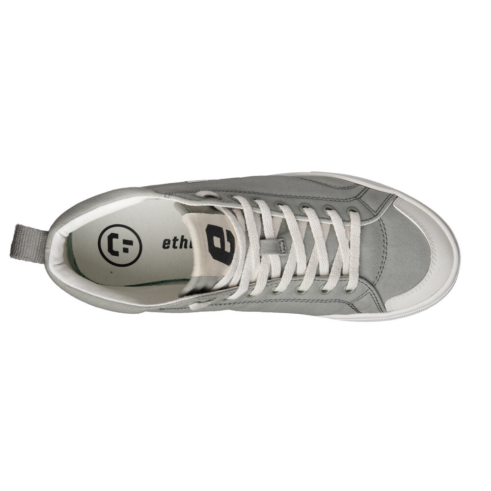 ETHLETIC Fair Trainer Active Hi Cut Shadow Grey | Just White