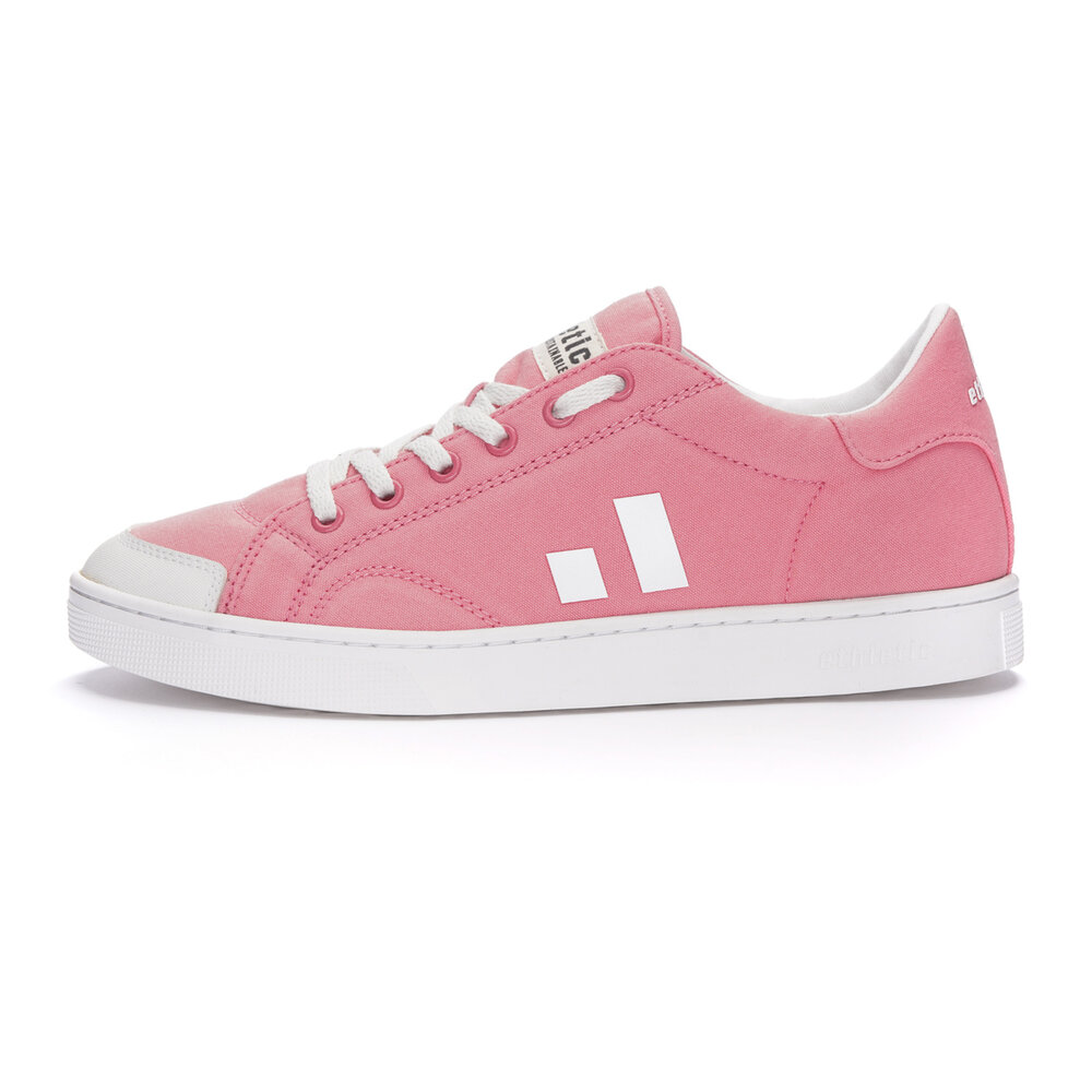 ETHLETIC Fair Trainer Active Lo Strawberry Pink | Just White