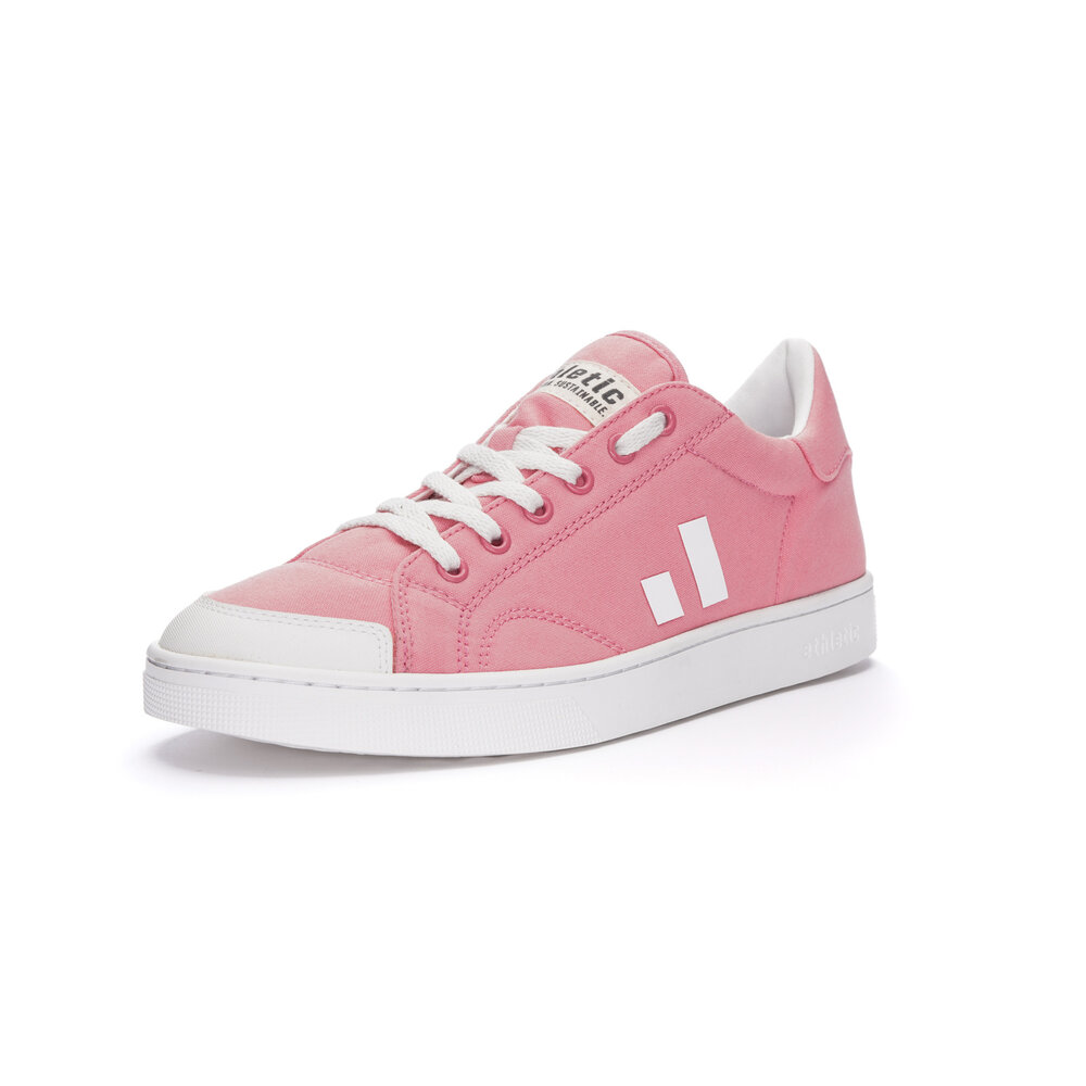 ETHLETIC Fair Trainer Active Lo Strawberry Pink | Just White