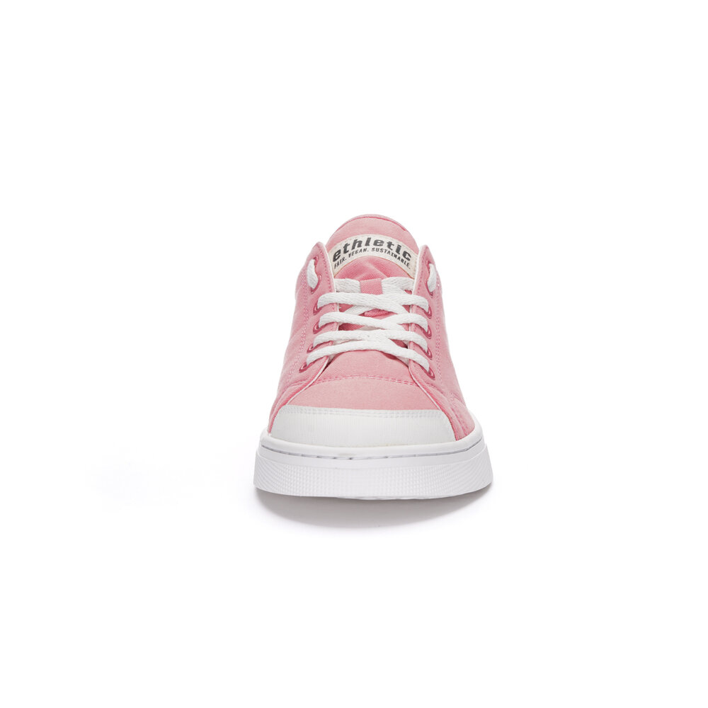 ETHLETIC Fair Trainer Active Lo Strawberry Pink | Just White