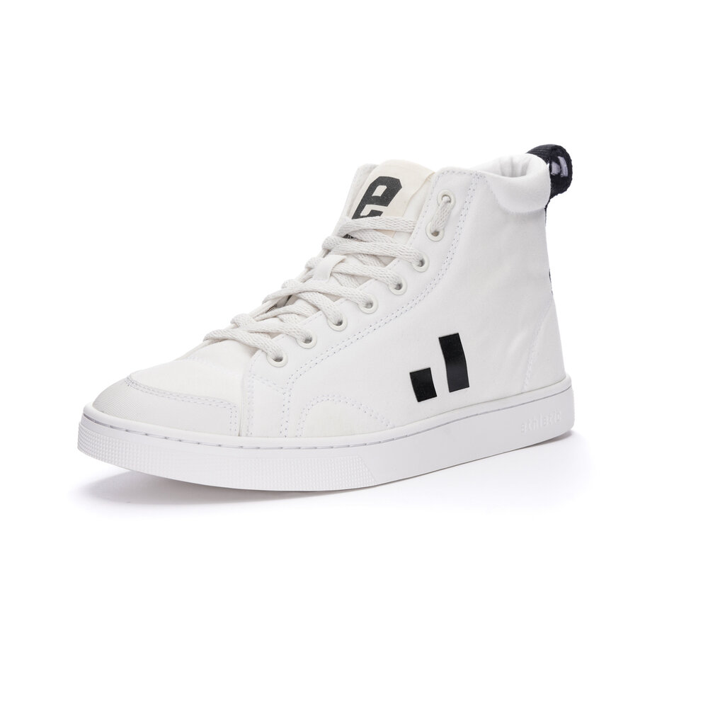 ETHLETIC Fair Trainer Active Hi Cut Just White | Just White