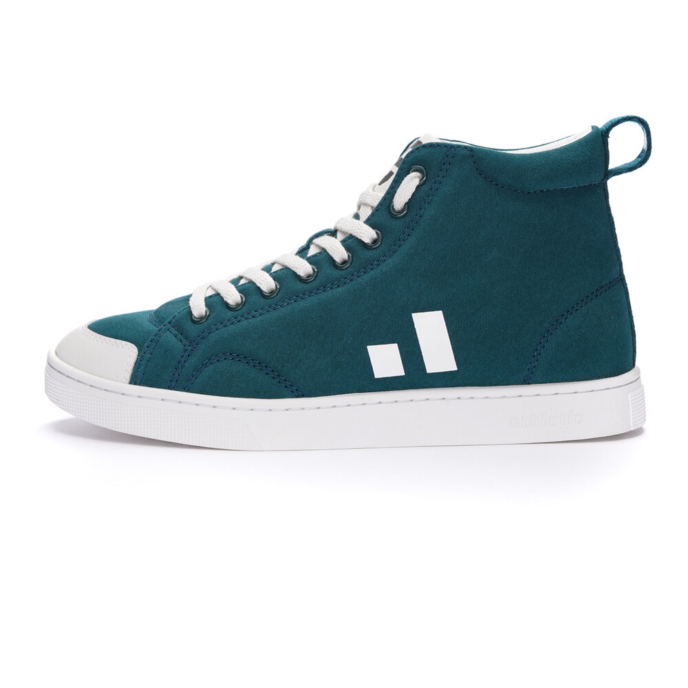 ETHLETIC Fair Trainer Active Hi Cut Fir Tree Green | Just White