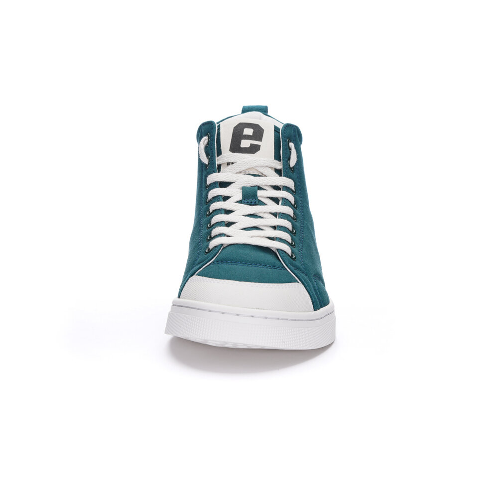 ETHLETIC Fair Trainer Active Hi Cut Fir Tree Green | Just White