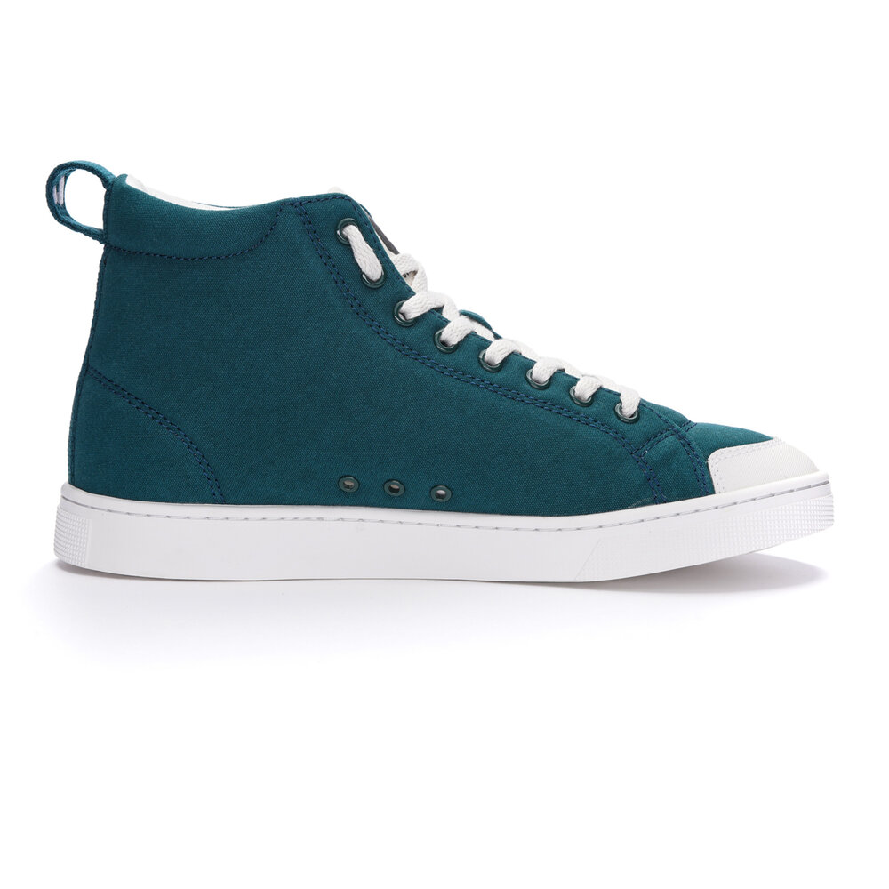 ETHLETIC Fair Trainer Active Hi Cut Fir Tree Green | Just White