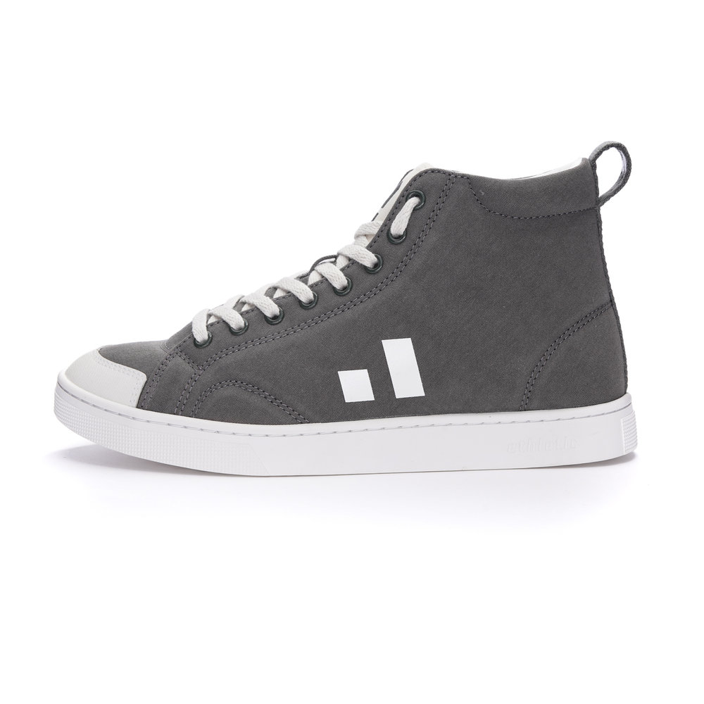 ETHLETIC Fair Trainer Active Hi Cut Donkey Grey | Just White