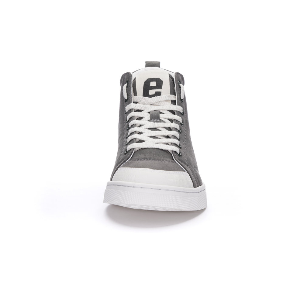ETHLETIC Fair Trainer Active Hi Cut Donkey Grey | Just White