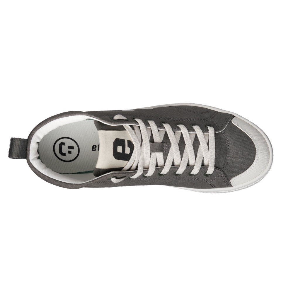 ETHLETIC Fair Trainer Active Hi Cut Donkey Grey | Just White