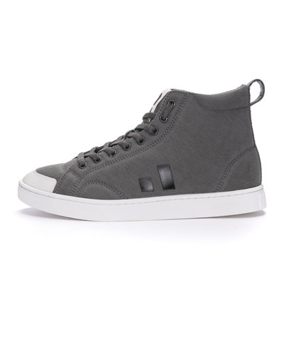 ETHLETIC Fair Trainer Active Hi Cut Donkey Grey | Jet Black