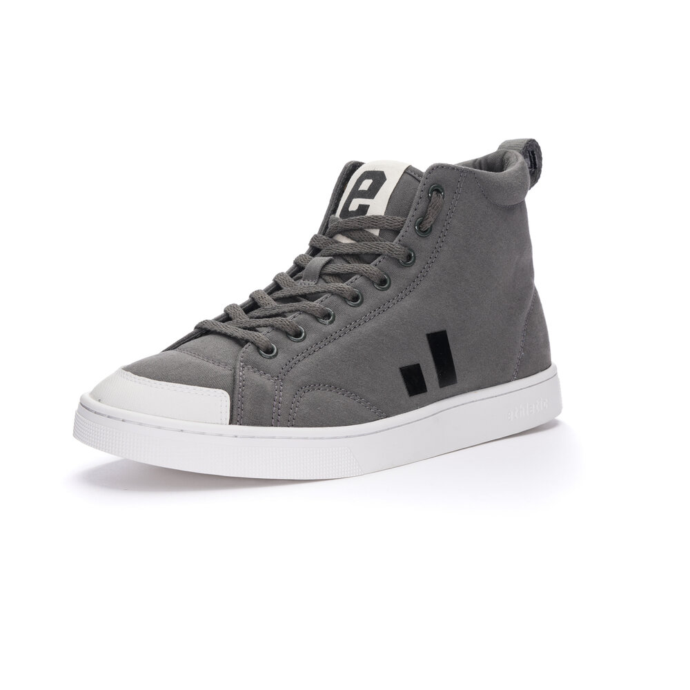ETHLETIC Fair Trainer Active Hi Cut Donkey Grey | Jet Black