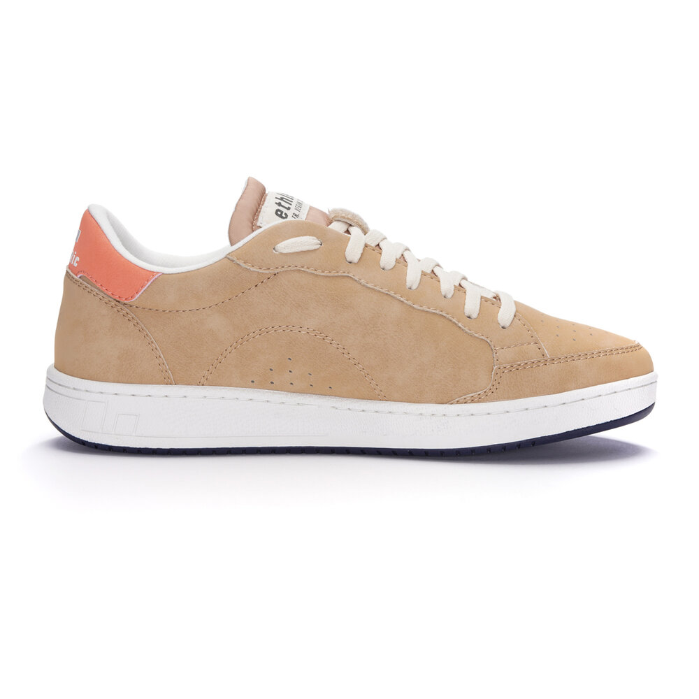 ETHLETIC Jesse Lo Cut Tan Beige | Bleached Orange