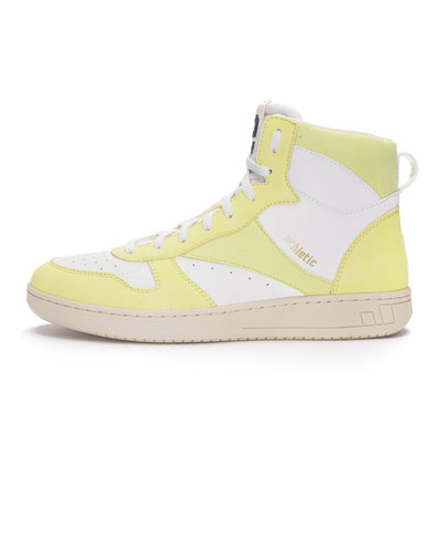 ETHLETIC Carl Hi Cut Lime Yellow | Just White