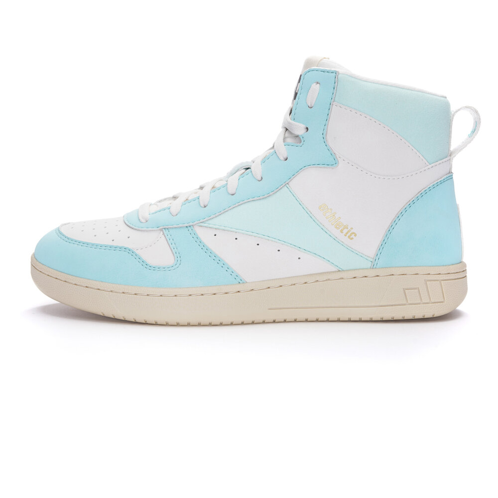 ETHLETIC Carl Hi Cut Light Bleached Agua Green | Just White