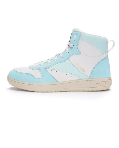 ETHLETIC Carl Hi Cut Light Bleached Agua Green | Just White
