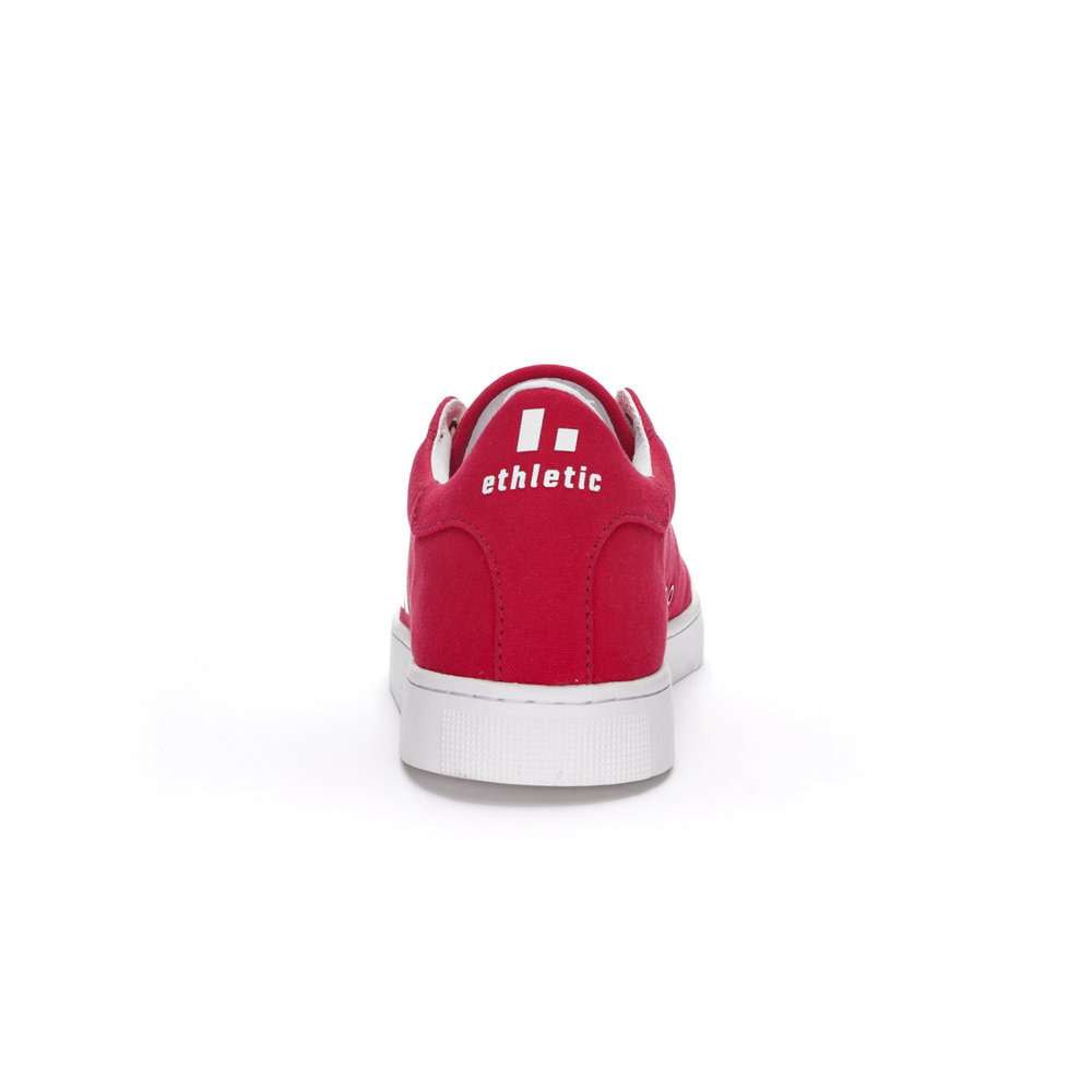 ETHLETIC Fair Trainer Active Lo Cranberry Red | Just White