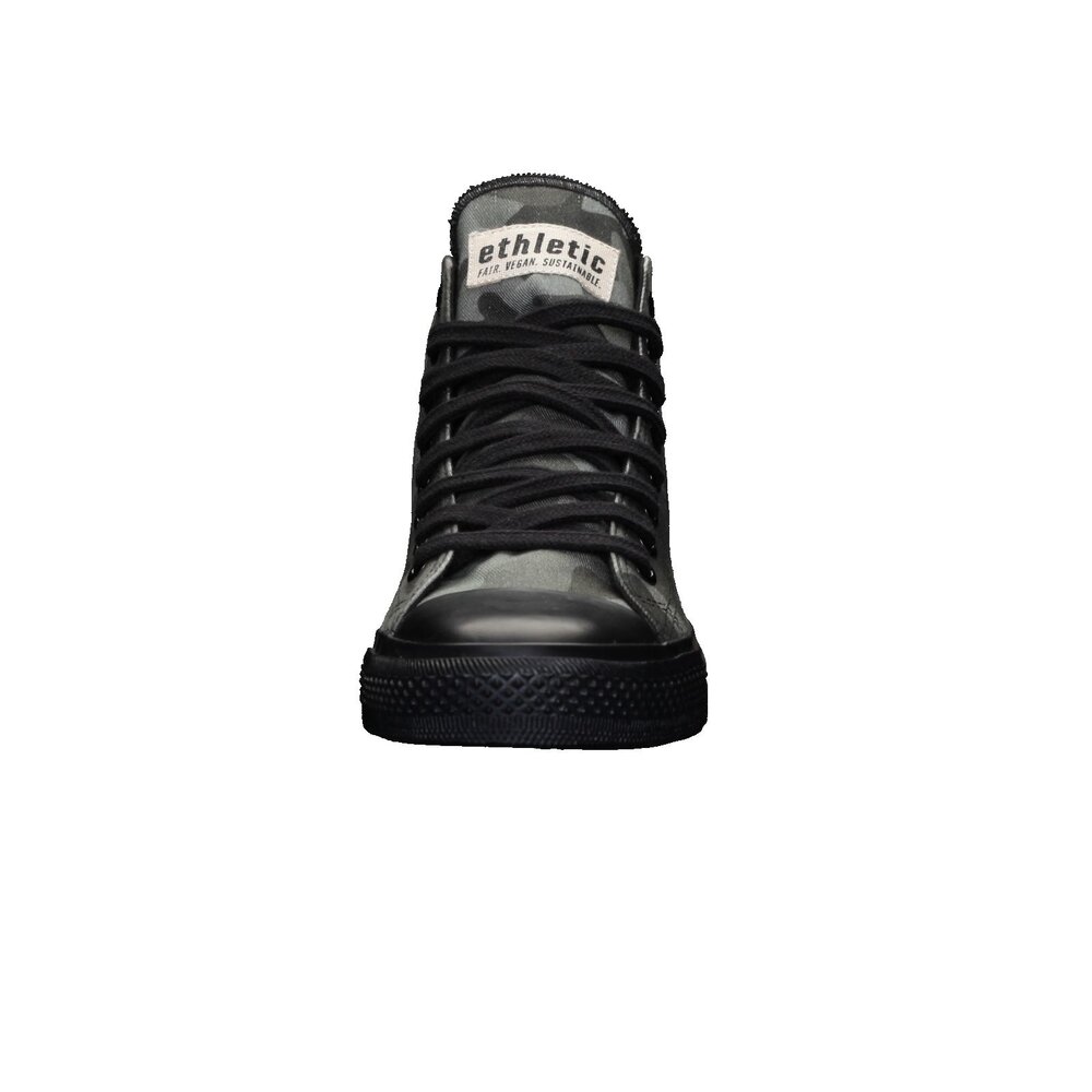 ETHLETIC Fair Trainer Black Cap Hi Cut Human Rights Olive | Jet Black