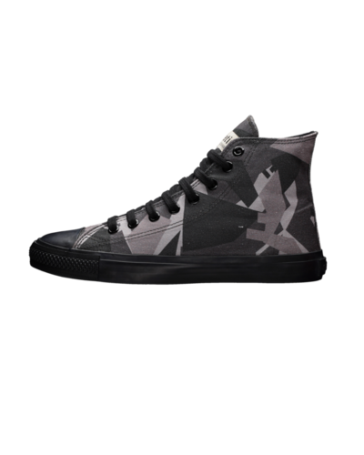 Fair Trainer Black Cap Hi Cut Camou Black | Jet Black