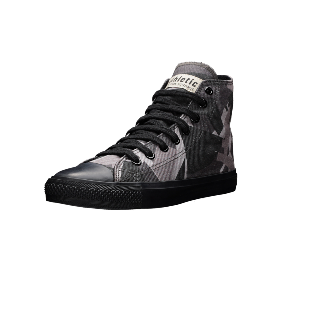 Fair Trainer Black Cap Hi Cut Camou Black | Jet Black