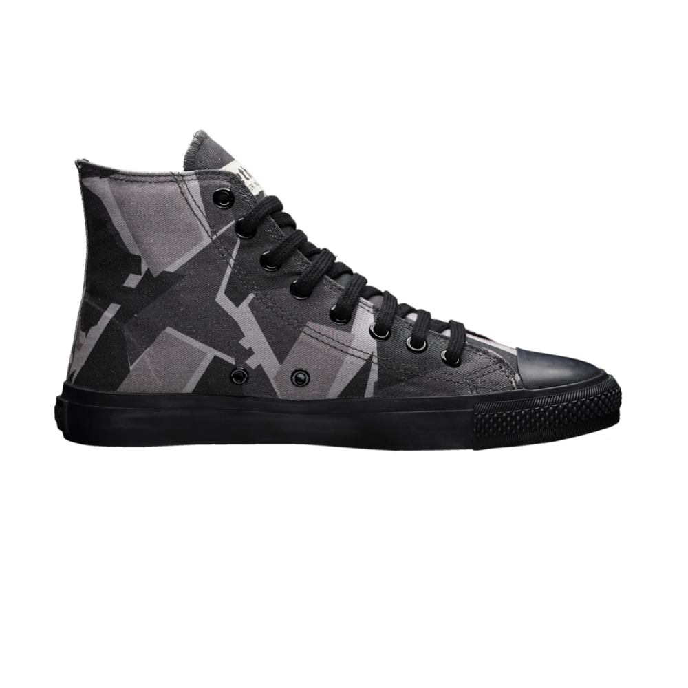 Fair Trainer Black Cap Hi Cut Camou Black | Jet Black