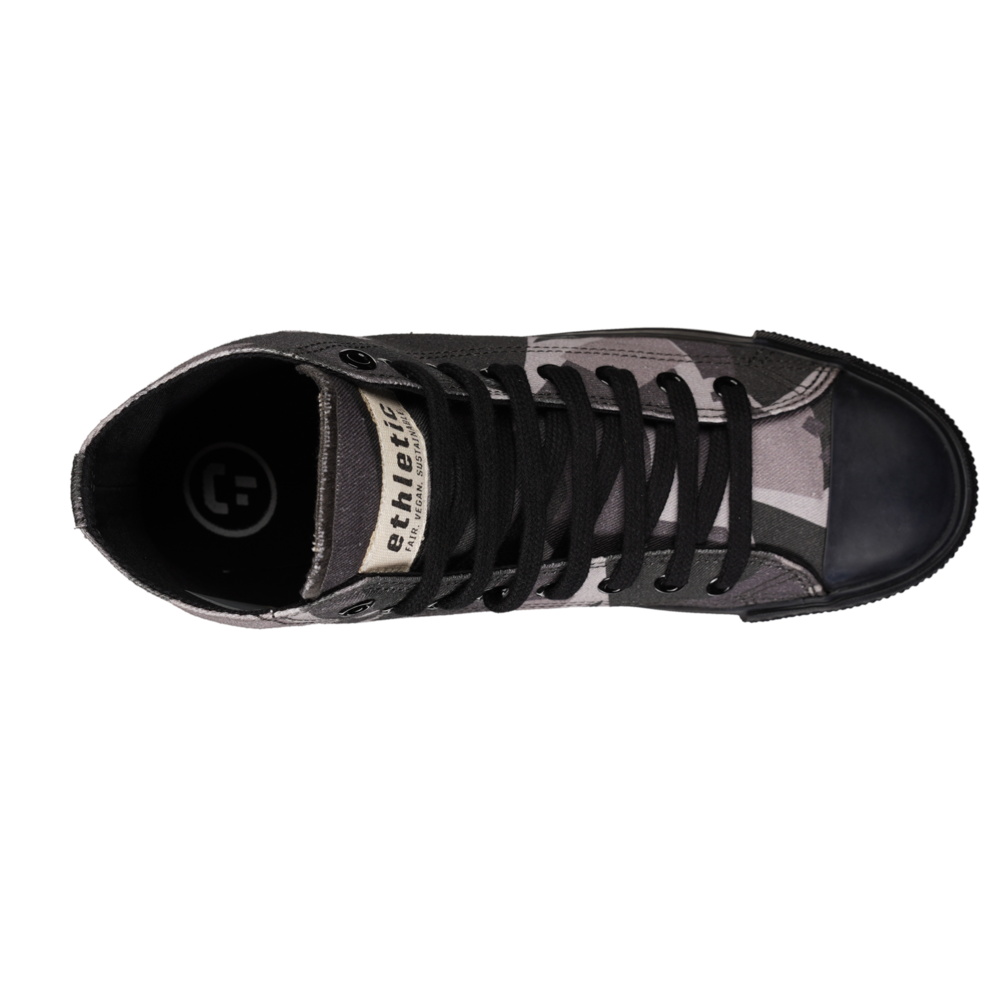 Fair Trainer Black Cap Hi Cut Camou Black | Jet Black