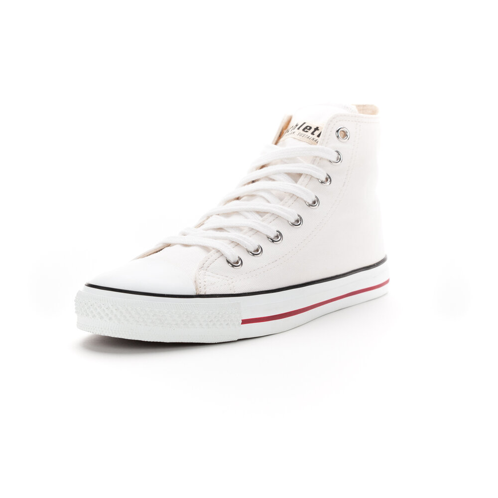 ETHLETIC Fair Trainer White Cap Hi Cut Just White | Just White