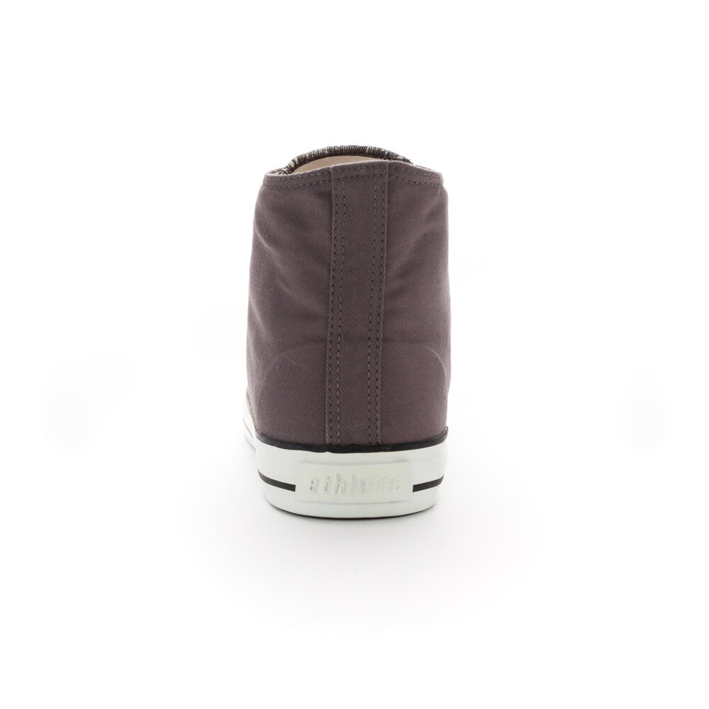 ETHLETIC Fair Trainer White Cap Hi Cut Pewter Grey | Just White