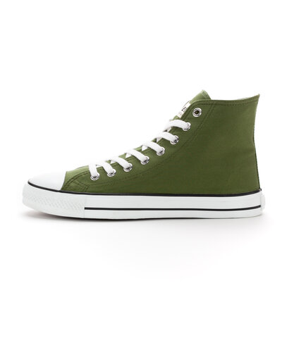 ETHLETIC Fair Trainer White Cap Hi Cut Camping Green | Just White
