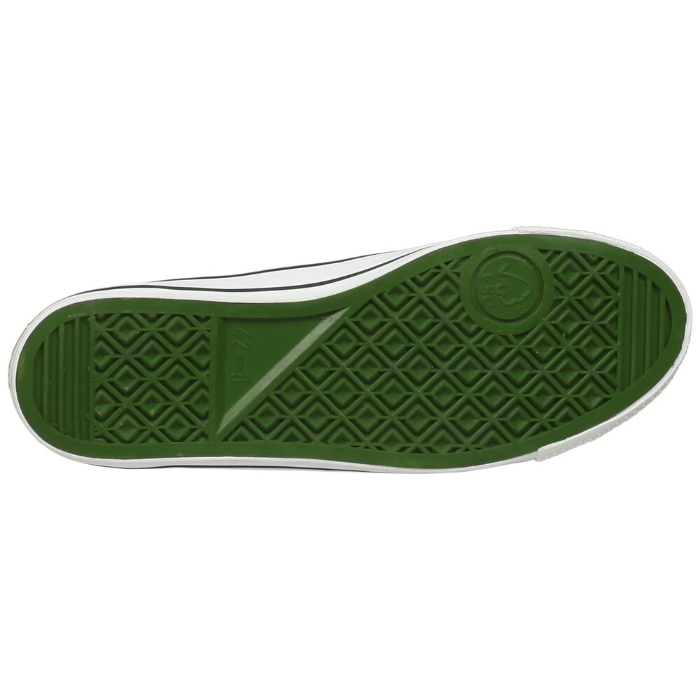 ETHLETIC Fair Trainer White Cap Hi Cut Camping Green | Just White