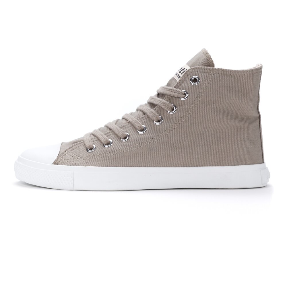 ETHLETIC Fair Trainer White Cap Hi Cut Frozen Olive | Just White