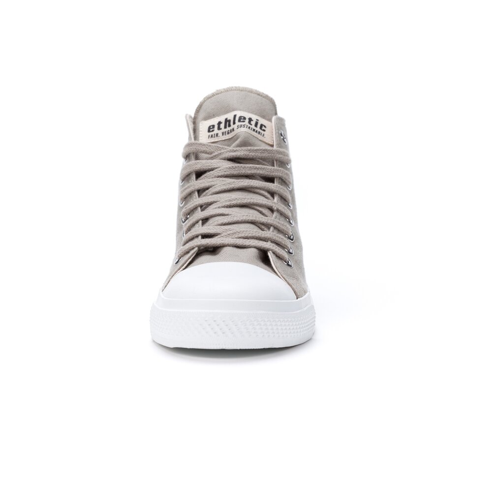 ETHLETIC Fair Trainer White Cap Hi Cut Frozen Olive | Just White