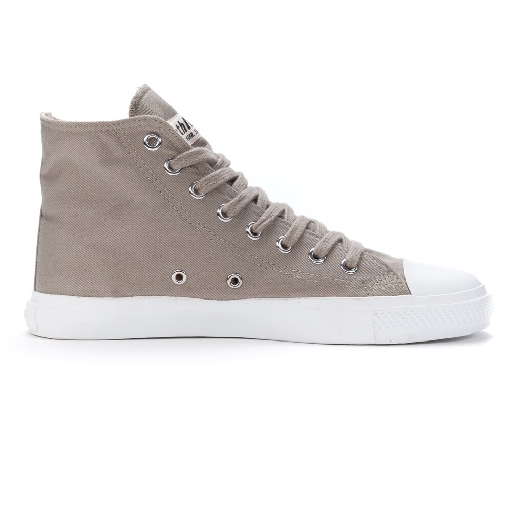 ETHLETIC Fair Trainer White Cap Hi Cut Frozen Olive | Just White