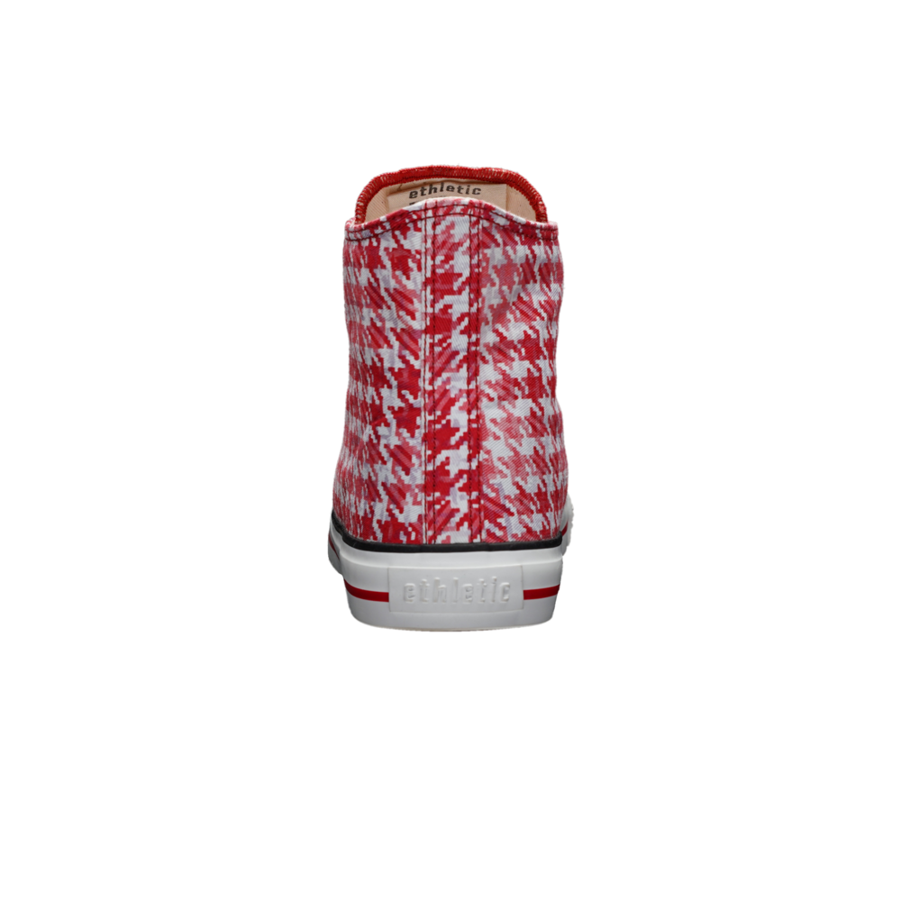 Fair Trainer White Cap Hi Cut Tweed Pink | Just White