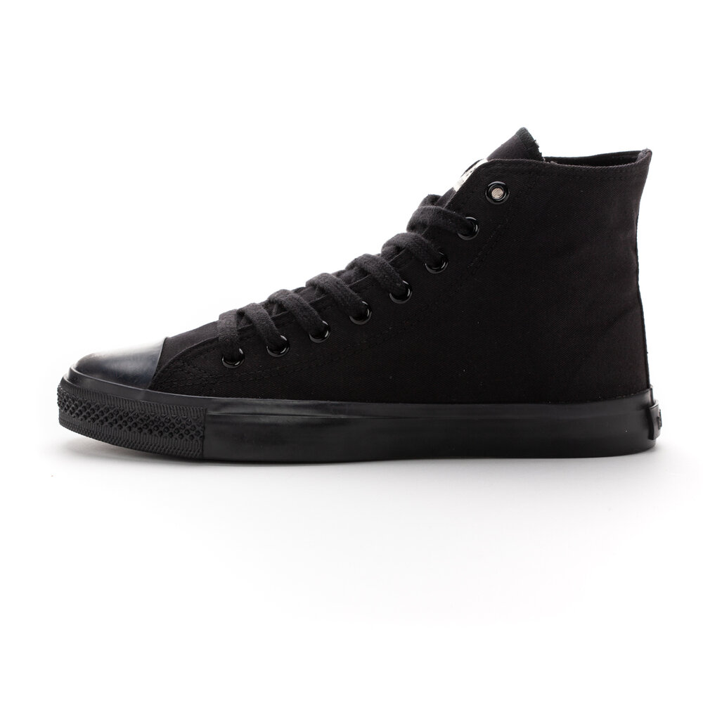 ETHLETIC Fair Trainer Black Cap Hi Cut Jet Black | Jet Black